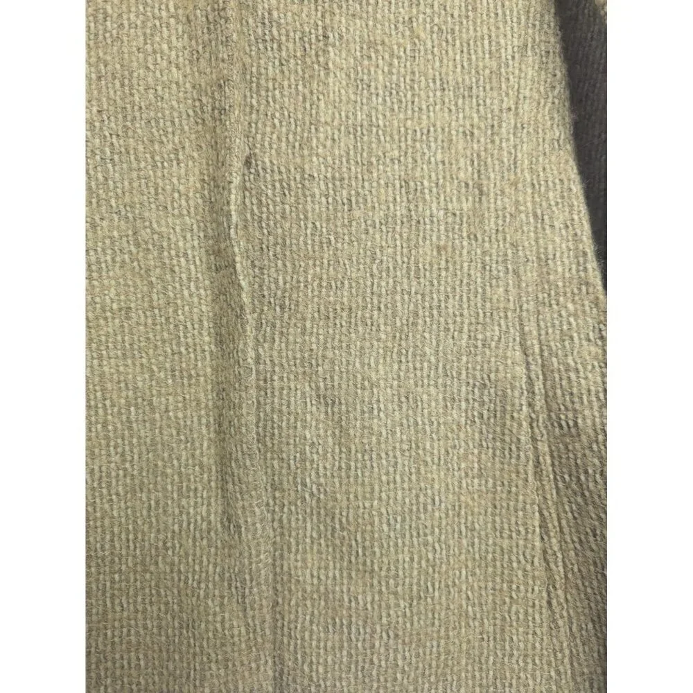 Eileen Fisher Wool Blend Textured Knit Blazer PM Pockets Button Front Golden - Picture 2 of 6